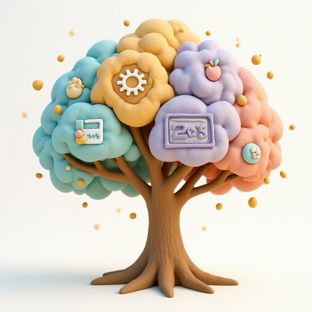 מיינדסט אוטודידקטי — עץ צומח של למידה